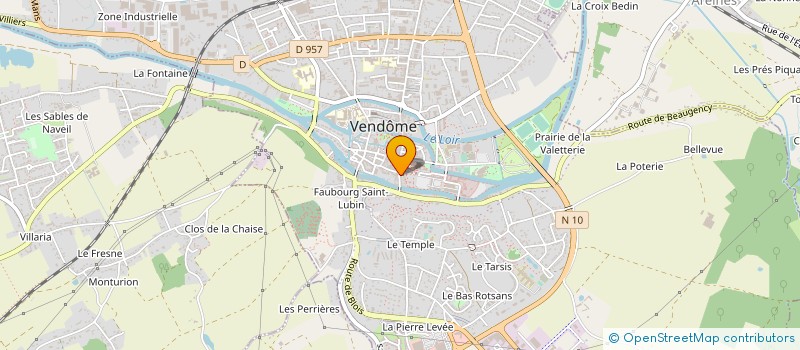 localisation de l'entreprise S.A.R.L. VABRD à VENDOME