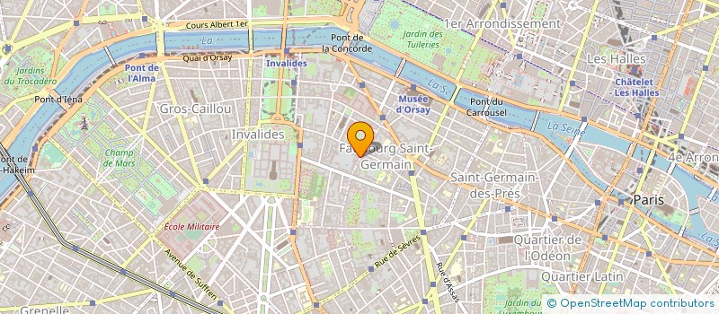 localisation de l'entreprise S.A.R.L. VALLOU  PARIS