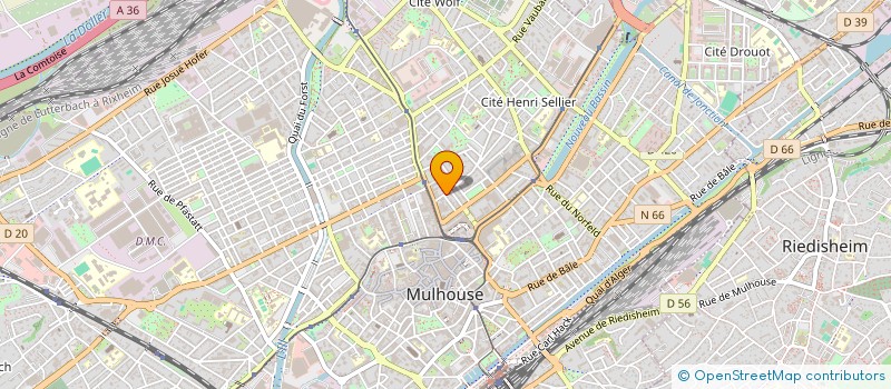 localisation de l'entreprise S.A.R.L. VOLKAN MARKET à MULHOUSE