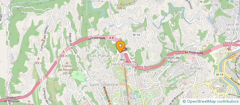 localisation de l'entreprise S.A RENOV  NICE