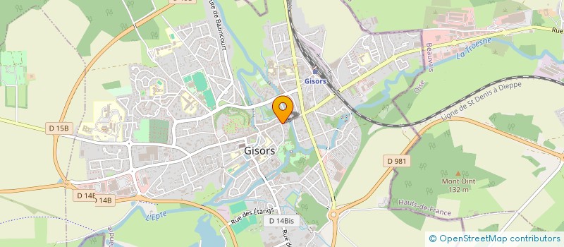localisation de l'entreprise S.A.RL STYL COIF  GISORS
