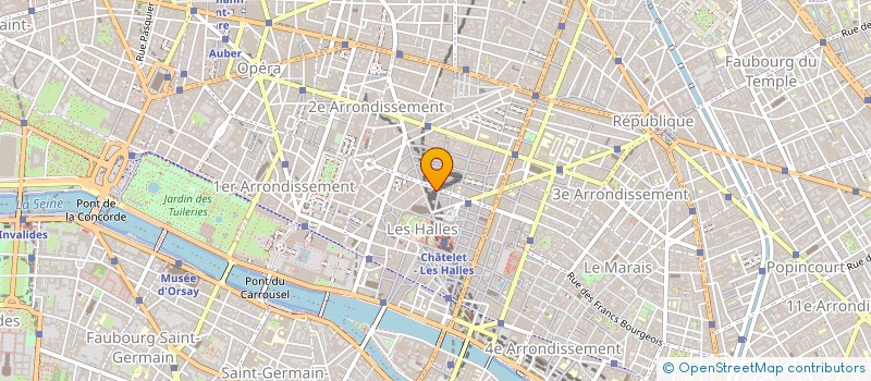 localisation de l'entreprise S.A.S à PARIS