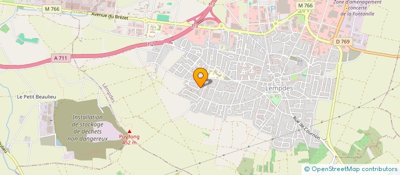 localisation de l'entreprise S.A.S  LEMPDES