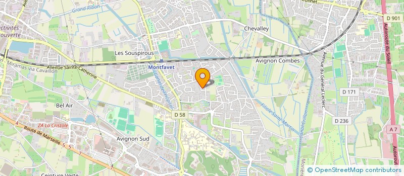 localisation de l'entreprise S.A.S AGRI WILD  AVIGNON