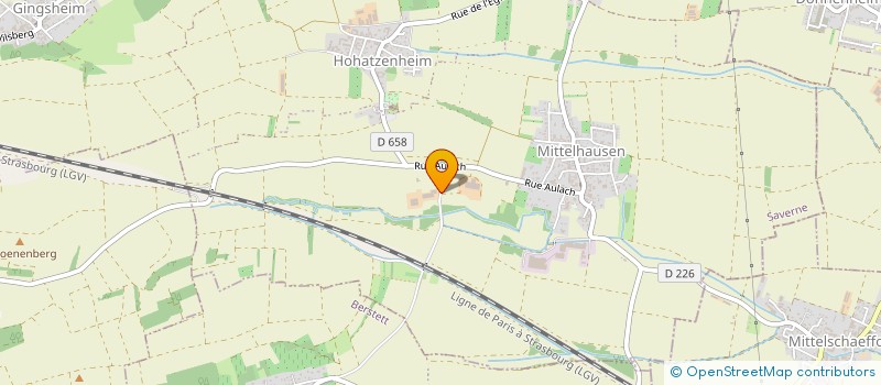 localisation de l'entreprise S.A.S. AKIRA  WINGERSHEIM LES QUATRE BANS