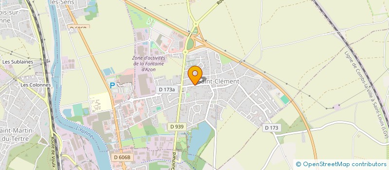 localisation de l'entreprise S.A.S. ATC FRANCE  SENS