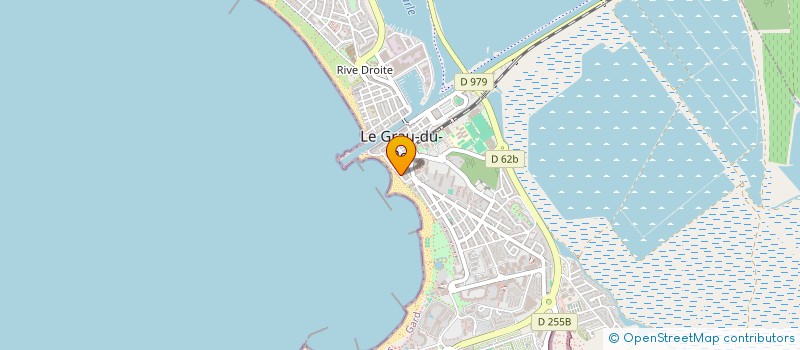 localisation de l'entreprise S.A.S. B.S.L.  LE GRAU-DU-ROI