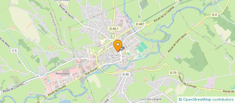 localisation de l'entreprise S.A.S. BALSALOC  CHARLIEU