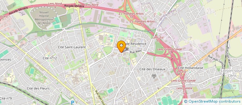 localisation de l'entreprise S.A.S BARBER STREET 62  LENS