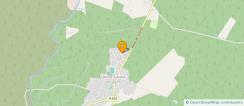 localisation de l'entreprise S.A.S BISCUITERIE ARTISANALE DES LANDES  SAINTE-EULALIE-EN-BORN