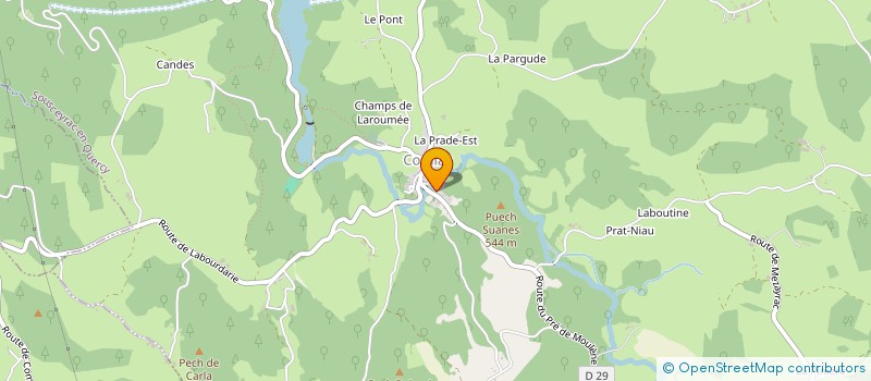 localisation de l'entreprise S.A.S. BRAY-ROUSSILHES  SOUSCEYRAC-EN-QUERCY