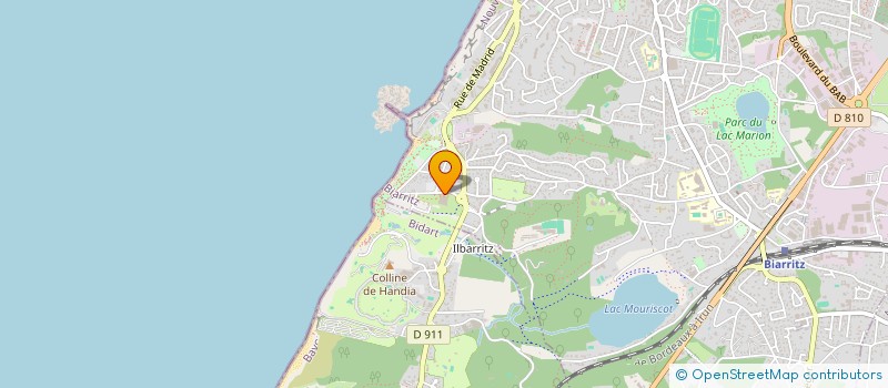 localisation de l'entreprise S.A.S. CARCABUENO à BIARRITZ