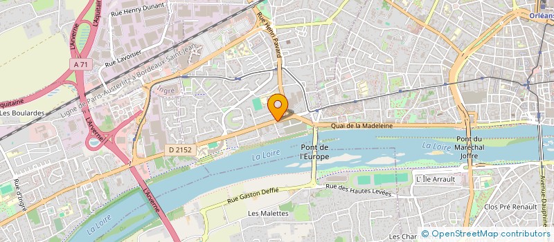 localisation de l'entreprise S.A.S. CENTRE ORLEANAIS PROTECTION ET SECURITE à SAINT-JEAN-DE-LA-RUELLE