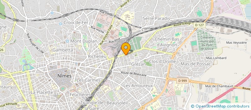 localisation de l'entreprise S.A.S CHALBOS ENR INVEST  NIMES