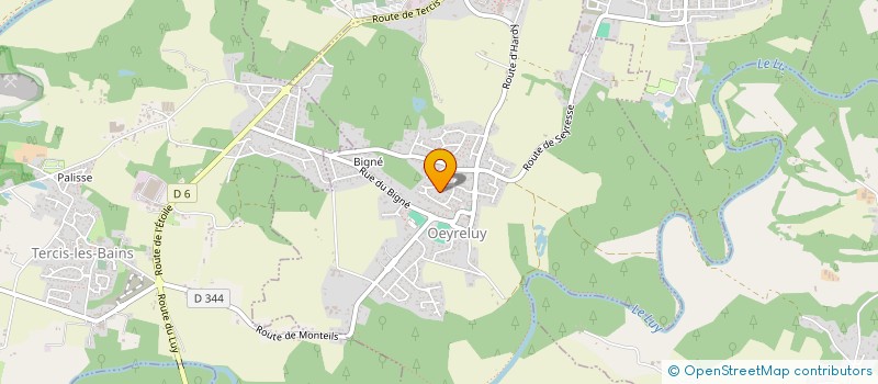 localisation de l'entreprise S.A.S. CHALLENGES à OEYRELUY