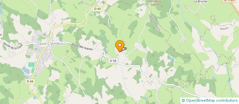 localisation de l'entreprise S.A.S. CHASSAGNE A LESPINAT à SAINT-CLEMENT