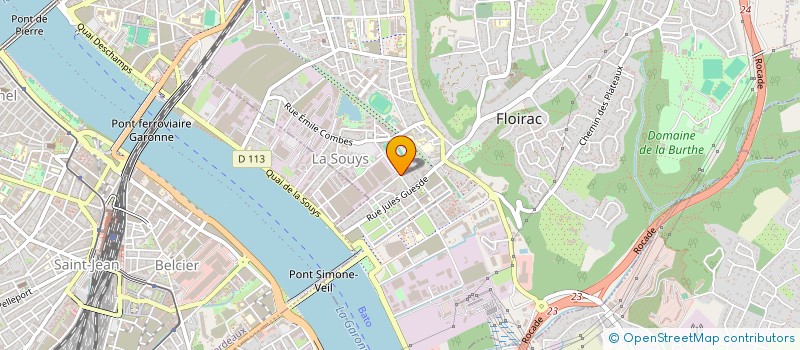 localisation de l'entreprise S.A.S. COURRAUD FLORIAN à FLOIRAC