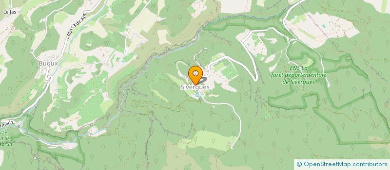 localisation de l'entreprise S.A.S D'ARCHICTECTURE ATELIER DU BAOU  SIVERGUES