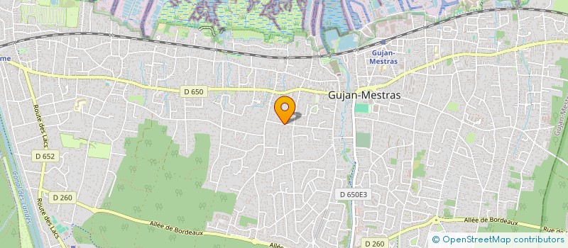 localisation de l'entreprise S.A.S DAL MAS-HSB à GUJAN-MESTRAS