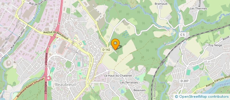 localisation de l'entreprise S.A.S. DE BARROS à LE PALAIS SUR VIENNE