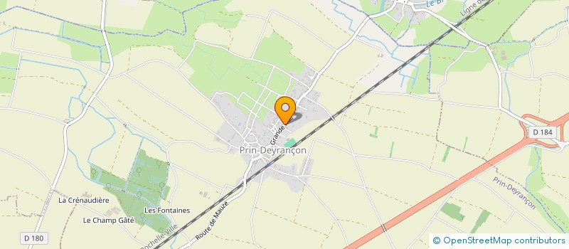 localisation de l'entreprise S.A.S DECOBAT & AMENAGEMENT  PRIN-DEYRANCON