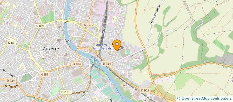localisation de l'entreprise S.A.S EL BOUHALI à AUXERRE