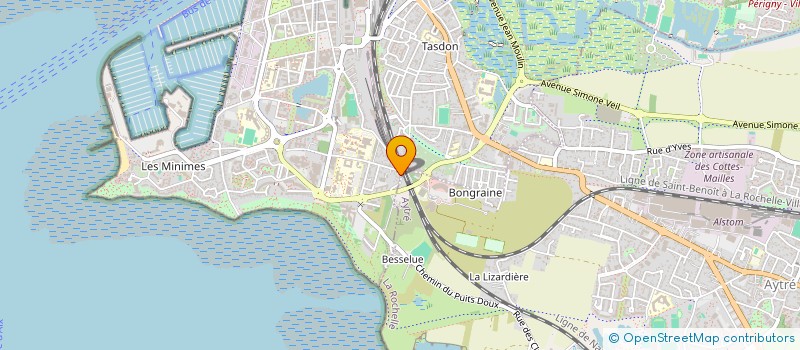localisation de l'entreprise S.A.S ELAUDIO à LA ROCHELLE