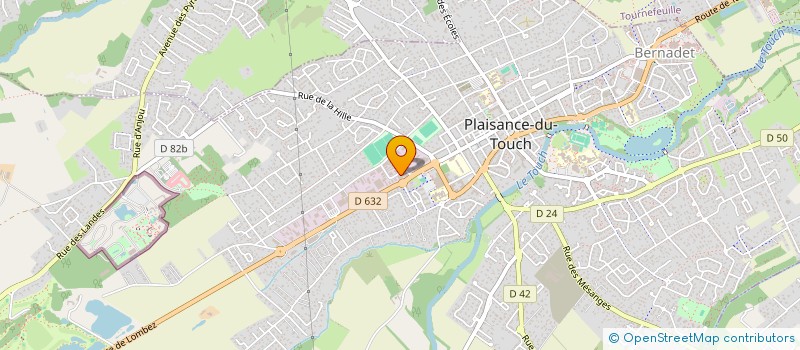 localisation de l'entreprise S.A.S ELM  PLAISANCE-DU-TOUCH