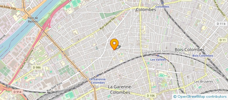 localisation de l'entreprise S.A.S. EMPREINTE GRAPHIQUE à COLOMBES