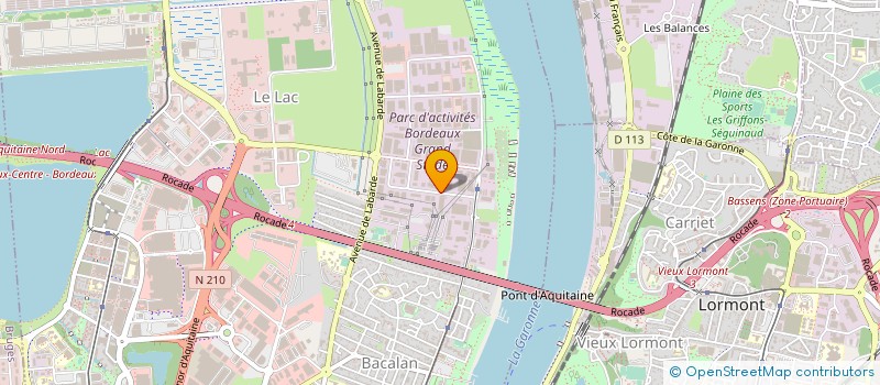 localisation de l'entreprise S.A.S. ESPACE DS  BORDEAUX