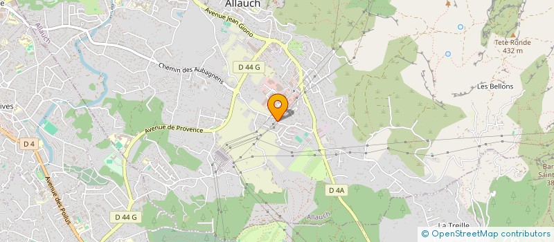 localisation de l'entreprise S.A.S. EUREKA à ALLAUCH