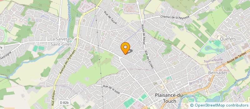 localisation de l'entreprise S.A.S FERREIRA ET FILS à LA SALVETAT-SAINT-GILLES