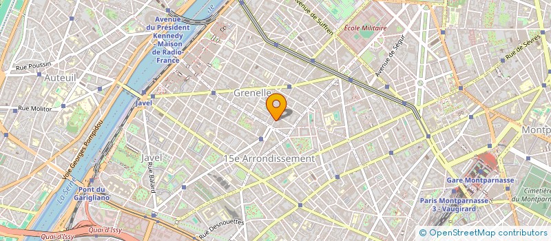 localisation de l'entreprise S.A.S. G.L.C.  PARIS