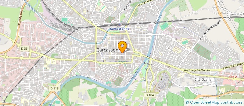 localisation de l'entreprise S.A.S. GERARD STALRIC à CARCASSONNE