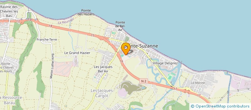 localisation de l'entreprise S.A.S GM LOCATION  SAINTE-SUZANNE