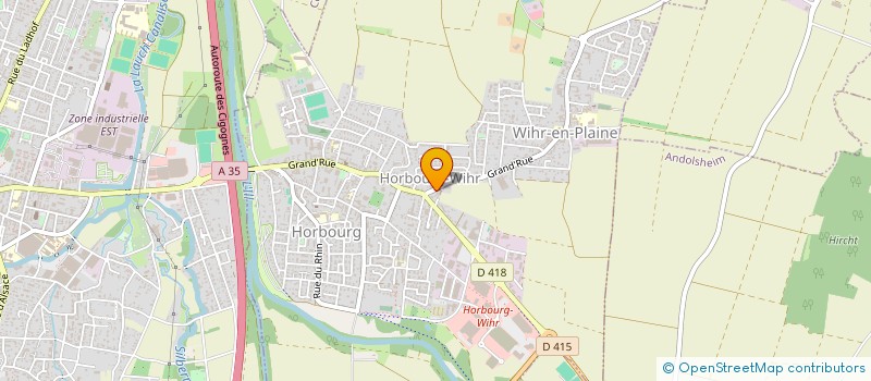 localisation de l'entreprise S.A.S. GOURAGRI  HORBOURG-WIHR