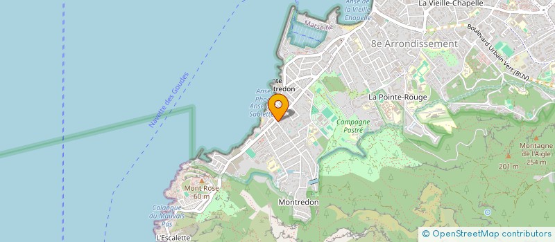 localisation de l'entreprise S.A.S GROUPE TOMPA  MARSEILLE