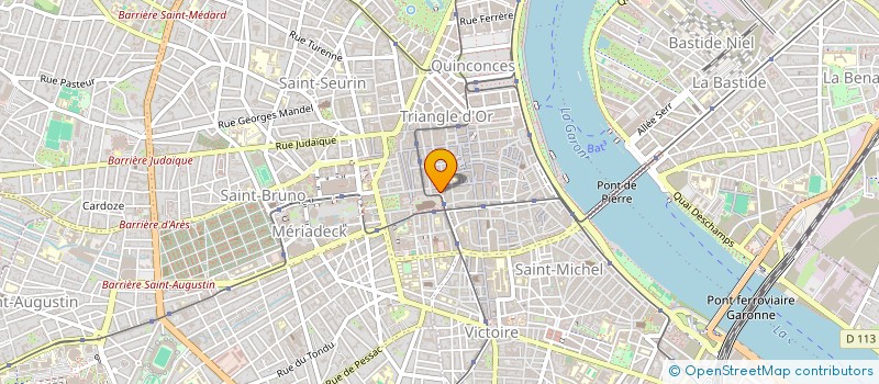 localisation de l'entreprise S.A.S. ICE  BORDEAUX