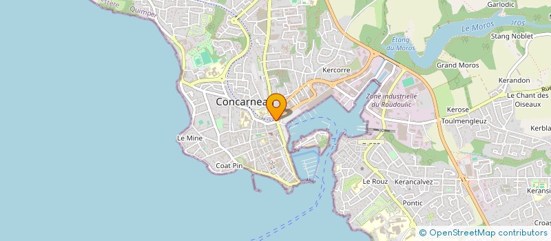localisation de l'entreprise S.A.S. IMMOKER à CONCARNEAU