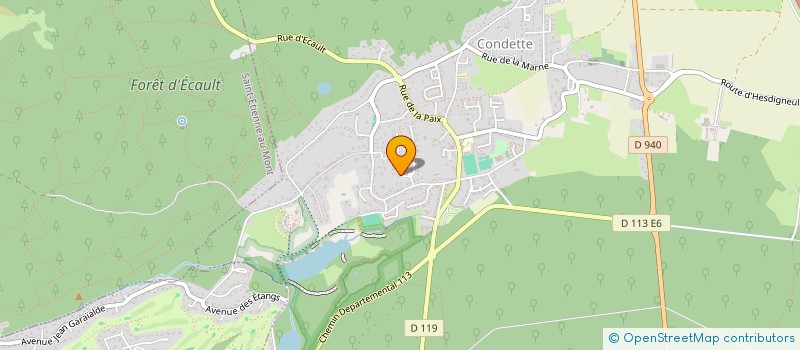 localisation de l'entreprise S.A.S JMP  CONDETTE