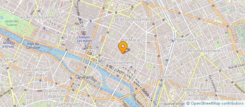 localisation de l'entreprise S.A.S JMV  PARIS