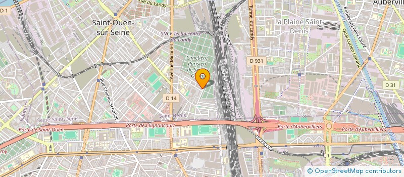 localisation de l'entreprise S.A.S. L'EFFET ATELIER  SAINT-OUEN-SUR-SEINE