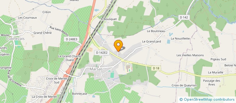 localisation de l'entreprise S.A.S. L'ENTREPOTES  MARSAS