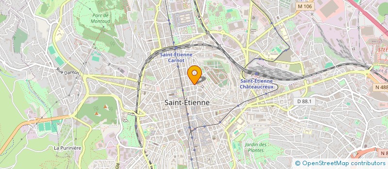localisation de l'entreprise S.A.S LA BENINOISE  SAINT-ETIENNE
