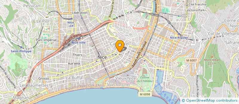 localisation de l'entreprise S.A.S. LA BRIGADE à NICE