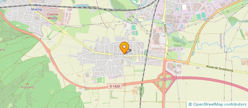 localisation de l'entreprise S.A.S LA COOPE  DORLISHEIM