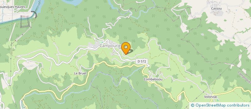 localisation de l'entreprise S.A.S LABORIE  HUPARLAC