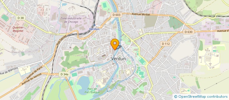 localisation de l'entreprise S.A.S LAM à VERDUN