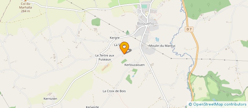 localisation de l'entreprise S.A.S. LE LANNOU à BOQUEHO