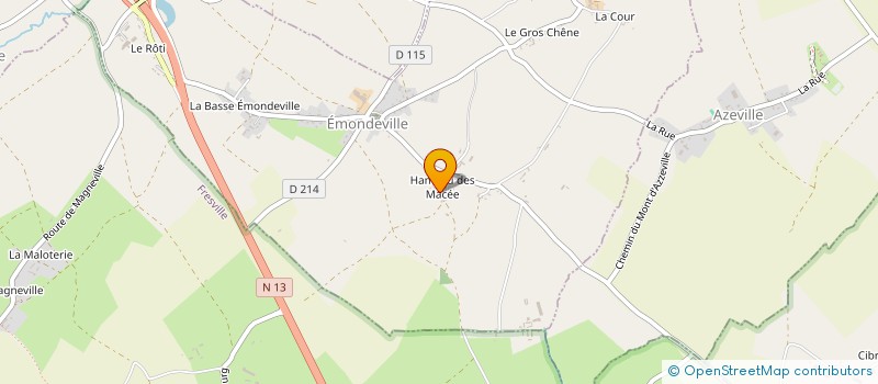 localisation de l'entreprise S.A.S. LEPAN  EMONDEVILLE